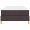 vidaXL Boxspringbed Donkerbruin 90 x 200 cm Stof