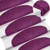 vidaXL Trapmatten 30 st 65x21x4 cm Violet Halfrond Groot