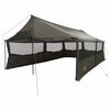 vidaXL Gezinstent Bruin grijs 600 x 402 x 268 cm Polyester en staal