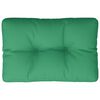 vidaXL Palletkussen 60x40x12 cm stof groen