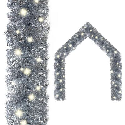 Nachtvlek impliciet Wissen vidaXL Kerstslinger met LED-lampjes 20 m zilverkleurig online kopen |  vidaXL.be