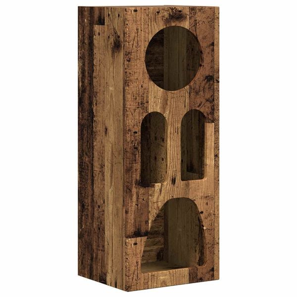 vidaXL Dressoir Oudhout 40 x 35 x 100,5 cm Bewerkt hout