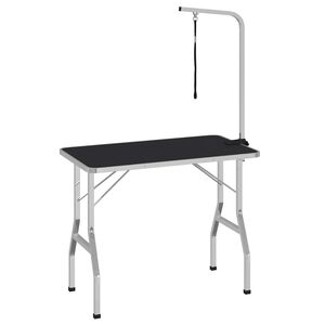 vidaXL Trimtafel voor huisdieren met 1 aanlijnoptie
