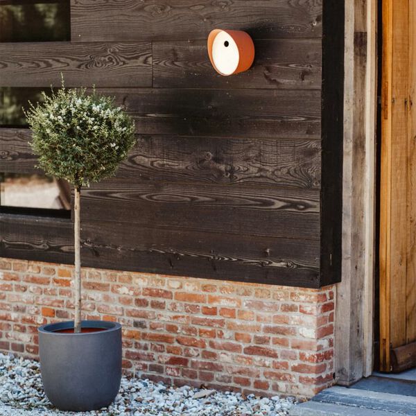 Capi Vogelhuisje Oval 1 24x19x23 cm hout en antracietkleurig