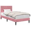 vidaXL Bedframe met hoofdeinde Roze 80 x 200 cm Fluweel
