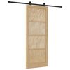 vidaXL Schuifdeur ORKDAL Naturel 86 x 211 cm Massief grenenhout