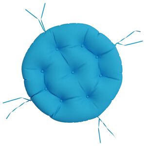 vidaXL Kussen rond &Oslash; 60x11 cm oxford stof lichtblauw