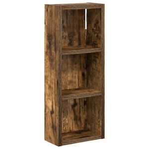 vidaXL Badkamer wandkast Gerookte Eik 20 x 10 x 50 cm