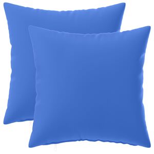 vidaXL Kussensloop 2 pcs HEERLEN Koninklijk Blauw 30 x 30 cm Polyester
