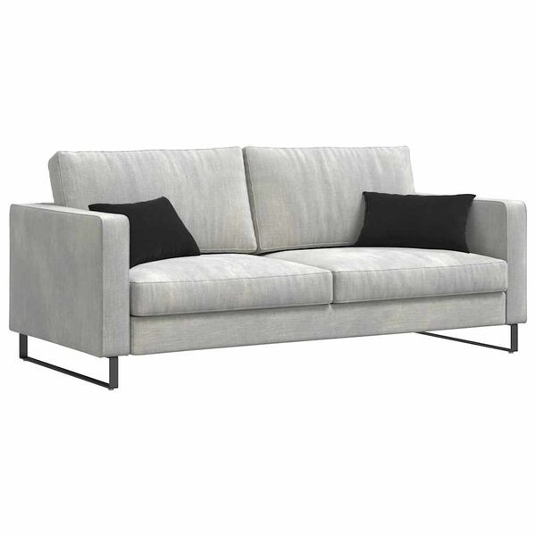 vidaXL Sofa Kussens 2 stuks Zwart 50 x 30 cm Cordstof