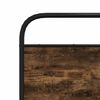 vidaXL Bedframe zonder matras bewerkt hout gerookt eiken 135x190 cm
