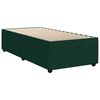 vidaXL Bedframe zonder matras 100x200 cm fluweel donkergroen