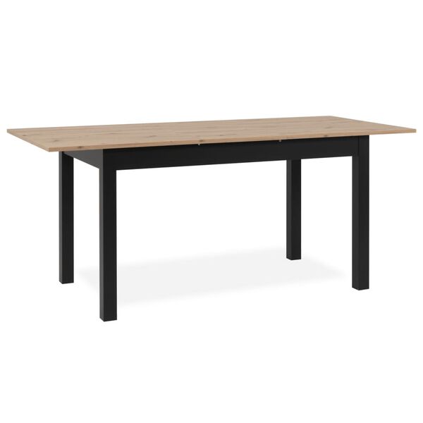 Finori Eettafel verlengbaar Coburg 120 artisan eiken en zwart