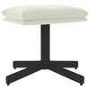 vidaXL Voetenbank 60x60x36 cm fluweel cr&egrave;mewit