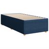 vidaXL Boxspring met matras stof blauw 90x190 cm