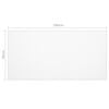 vidaXL Tafelbeschermer 180x90 cm 1,6 mm PVC transparant