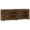vidaXL TV-kast 135 x 33 x 47 cm Gerookt eiken Bewerkt hout