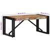 vidaXL Salontafel 80x40x35 cm massief gerecycled hout meerkleurig