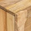 vidaXL Dressoir met opslag Bruin 80 x 33 x 75 cm Massief Mango Hout