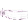 vidaXL Boxspringbed met matras Lichtgrijs 120 x 210 cm Stof