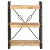 vidaXL Boekenkast met 3 schappen 60x30x80 cm massief mangohout