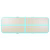 vidaXL Gymnastiekmat met pomp opblaasbaar 300x100x10 cm PVC groen