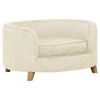 vidaXL Hondenbank 69x69x36 cm pluche cr&egrave;mekleurig