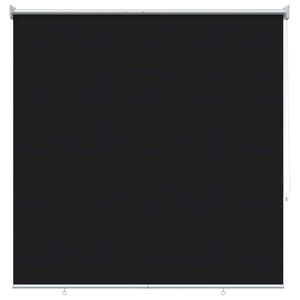 vidaXL Buitenrolgordijn UV-bescherming Zwart 100 x 230 cm (B x H)
