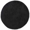 vidaXL Hoogpolig vloerkleed NAVARRA 120x120 cm polyester zwart