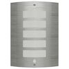 Sierlijke RVS wandlamp met bewegingssensor