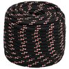 vidaXL Multifunctioneel gebruikstouw 16 mm 100 m Zwart en Rood PP