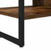 vidaXL Bijzetkast Rook Eik 96.5 x 30 x 75 cm Bewerkt hout