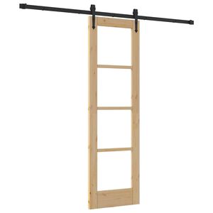 vidaXL Schuifdeur ORKDAL Naturel 61 x 198,5 cm