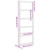 vidaXL Schuifdeur 80x208 cm massief grenenhout