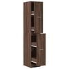 vidaXL Apothekerskast 30x41x174,5 cm bewerkt hout bruin eikenkleurig