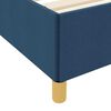 vidaXL Bedframe met matras Blauw 100 x 200 cm Stof