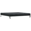 vidaXL Tafel Dek 122 x 122 x 15 cm Vierkant Waterdicht Zwart