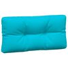 vidaXL Palletkussens 7 st stof turquoise
