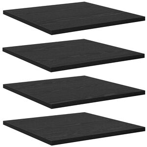 vidaXL Boekenplank Bord 3-laags 4 st 40 x 40 x 1,5 cm Bewerkt hout