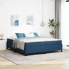 vidaXL Boxspringbed Blauw 180 x 200 cm Stof