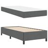 vidaXL Boxspringbed Donkergrijs 80 x 200 cm Stof