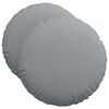 vidaXL Zitkussens 2 pcs Lichtgrijs &Oslash;50 x 19 cm Stof