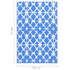 vidaXL Buitenkleed ARAKIL 190x290 cm PP blauw en wit