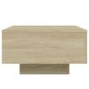 vidaXL Salontafel 55x55x31 cm bewerkt hout sonoma eikenkleurig