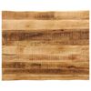 vidaXL Tafelblad met natuurlijke rand 90x80x3,8 cm massief mangohout