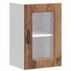 vidaXL Keukenbovenkast met glazen deur Kalmar bewerkt hout oud houtkleurig