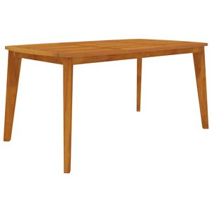 vidaXL Tuintafel 160x90x75 cm massief acaciahout