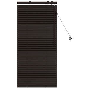 vidaXL Venetiaanse jaloezie Donkerbruin 60 x 130 cm 35 mm