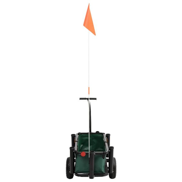 vidaXL Viskar met zak staal zwart