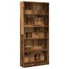 vidaXL Boekenkast 80x24x176 cm bewerkt hout oud houtkleurig